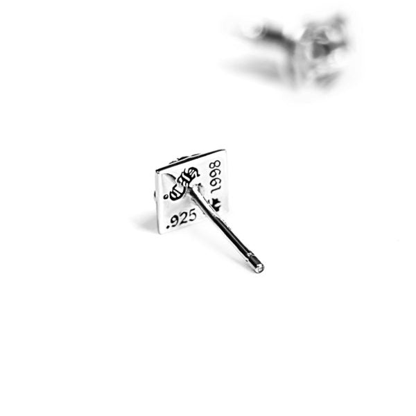 Pyramid Plus Stud Earrings