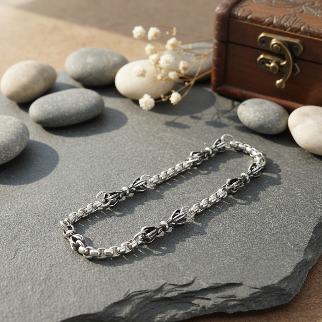 Chrome Hearts Vajra stainless steel retro simple bracelet