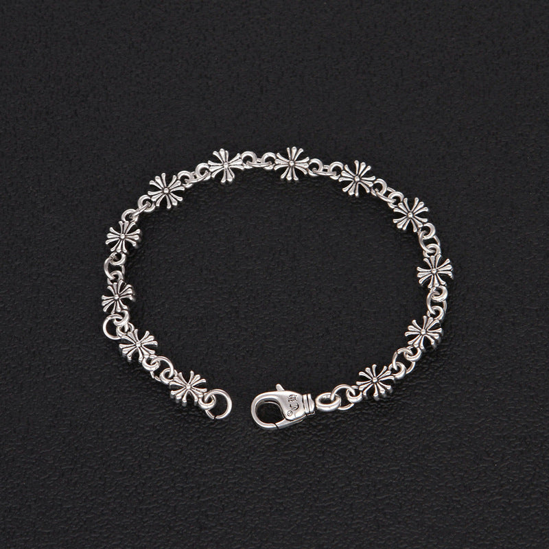 Chrome Hearts Silver Tiny E Bracelet 001
