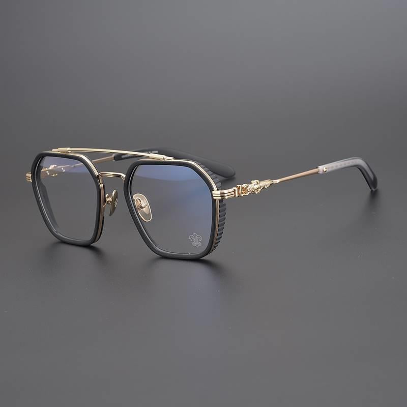CHH Chrome Hearts Glasses Artistic Vintage Versatile Polygon Glasses Frames
