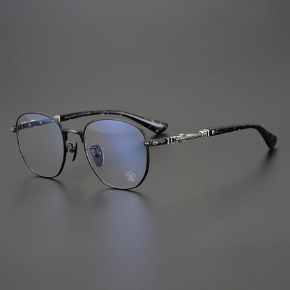 CHH Chrome Hearts Glasses Versatile Engraved Myopia Glasses Frame