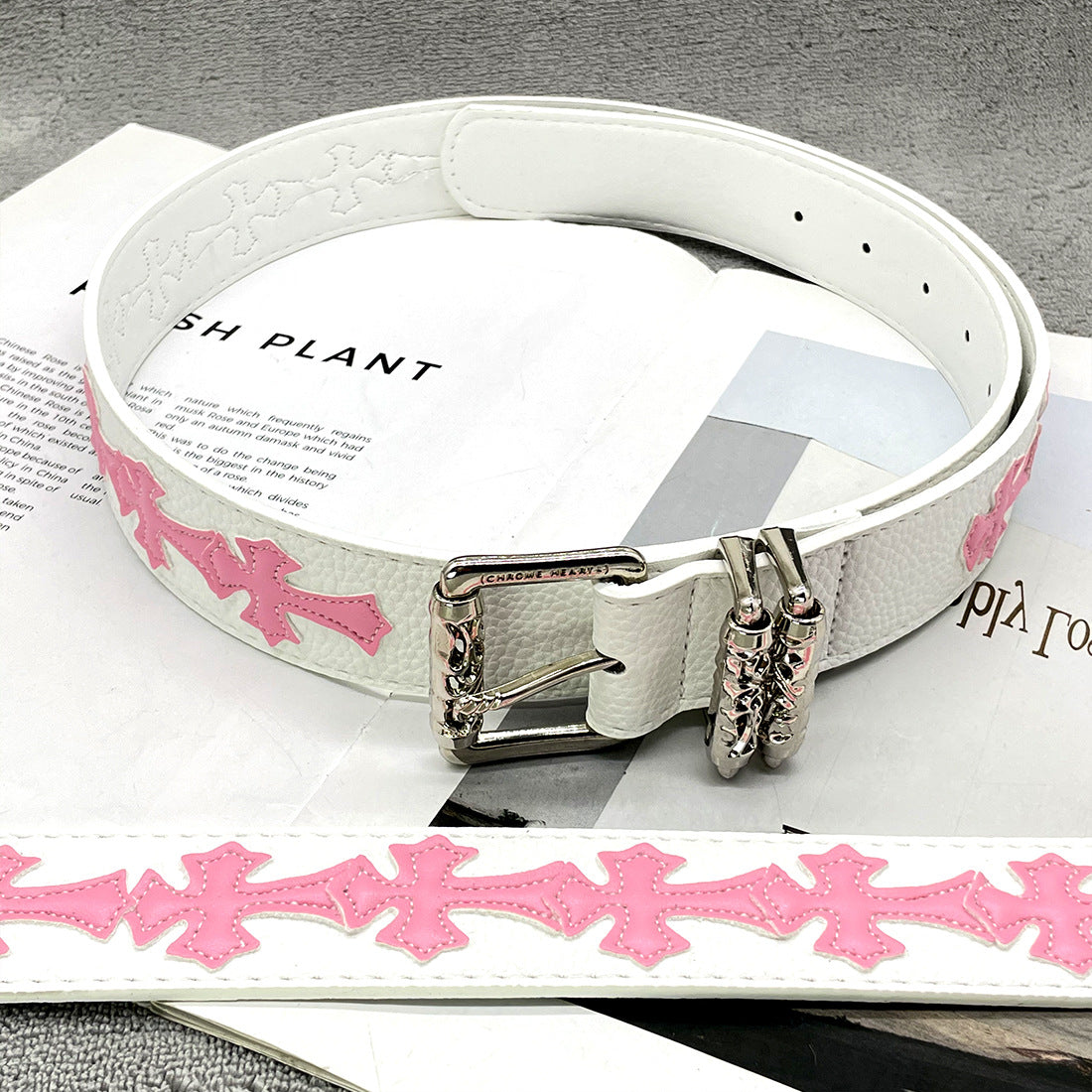 Chh Chrome Heart Belt Sacred Sword Cross Belt