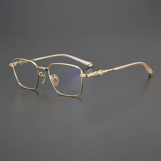 CHH Chrome Hearts Glasses Vintage Versatile Ultra Light Pure Titanium Glasses Frames