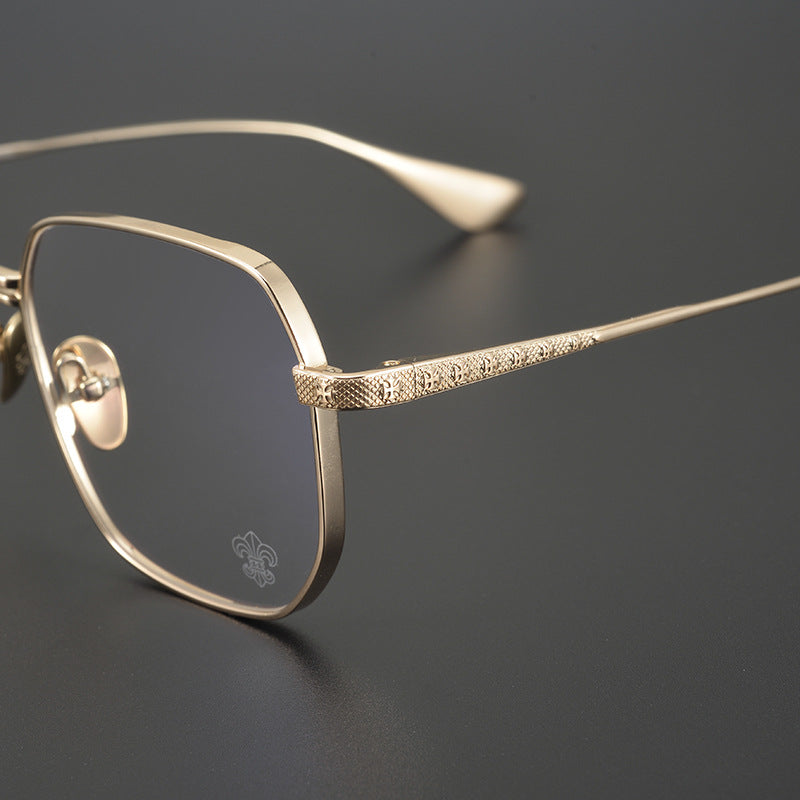 CHH Chrome Hearts Glasses Versatile pure titanium ultra-light myopia glasses frame