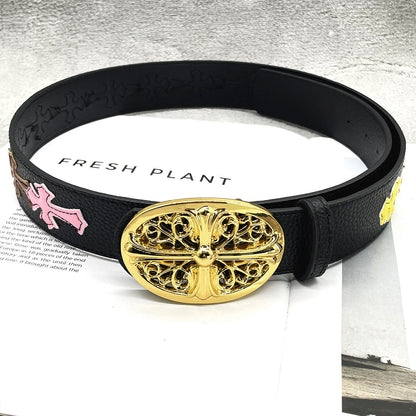 Chh Chrome Heart Belt Sacred Sword Cross Belt