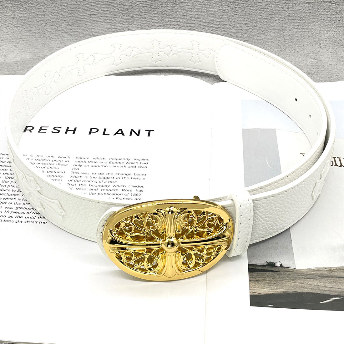 Chh Chrome Heart Belt Sacred Sword Cross Belt