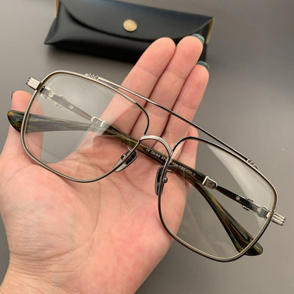 CHH Chrome Hearts Glasses Ultra Light Square Toad Mirror Myopia Glasses Frame