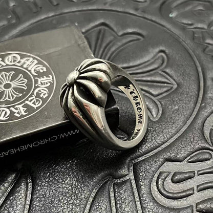 chrome hearts 925 silver retro ring