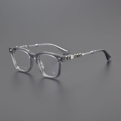 CHH Chrome Hearts Glasses Pure Titanium Temple Punk Wind Myopia Glasses Frame