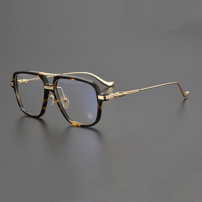 CHH Chrome Hearts Glasses Double Beam Large Frame Wide Glasses Frame