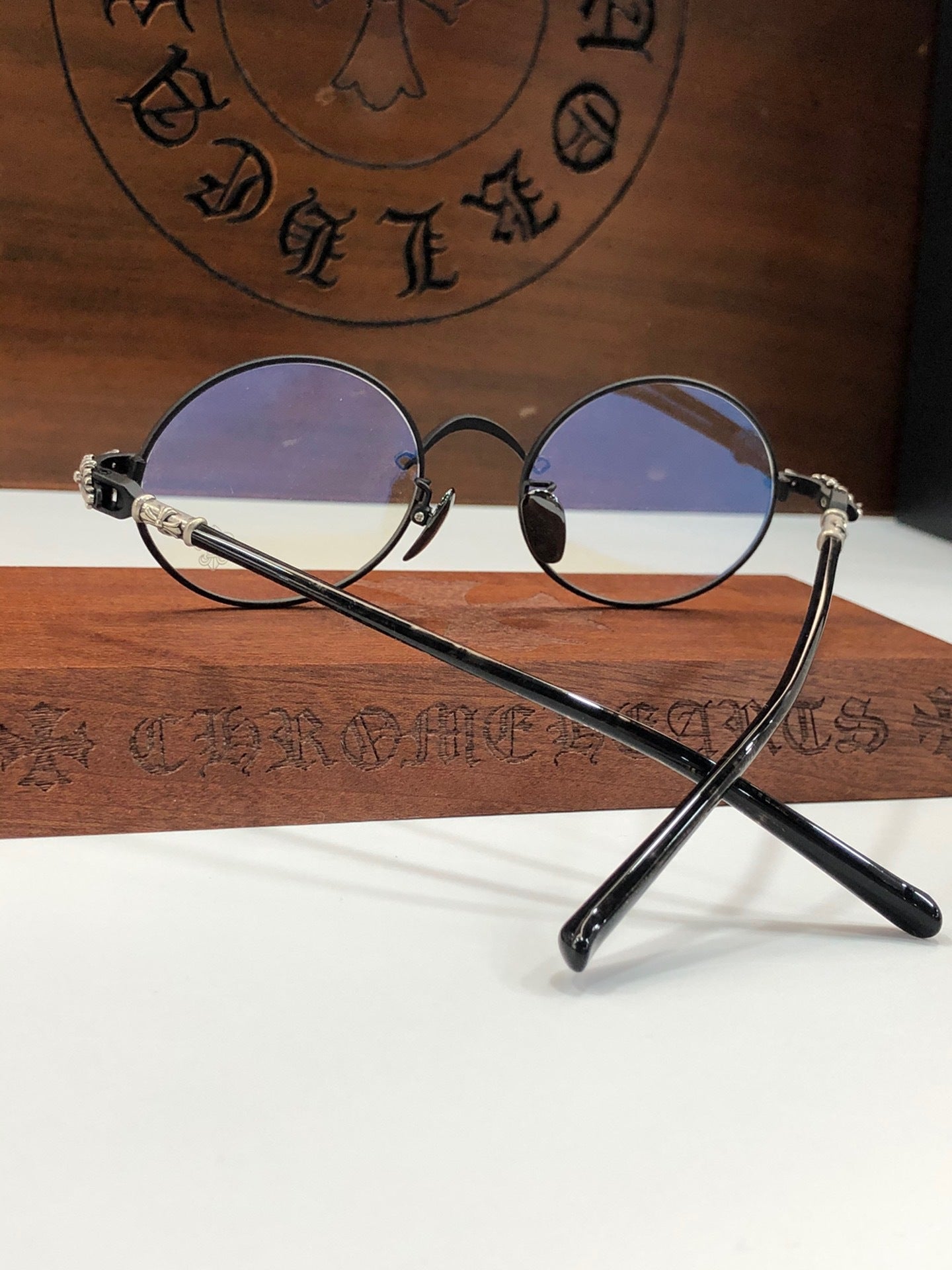 CHH Chrome Hearts Glasses Vintage Small Fresh Round Frame Glasses Frame