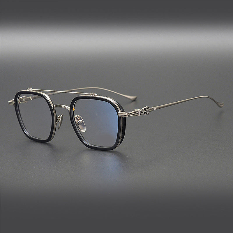 CHH Chrome Hearts Glasses Double-bridge Square Eyeglass Frames