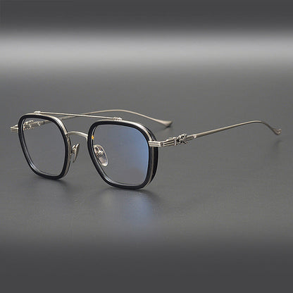 CHH Chrome Hearts Glasses Double-bridge Square Eyeglass Frames