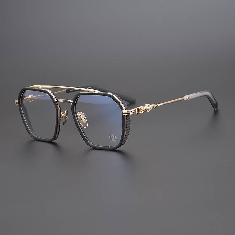 CHH Chrome Hearts Glasses Artistic Vintage Versatile Polygon Glasses Frames