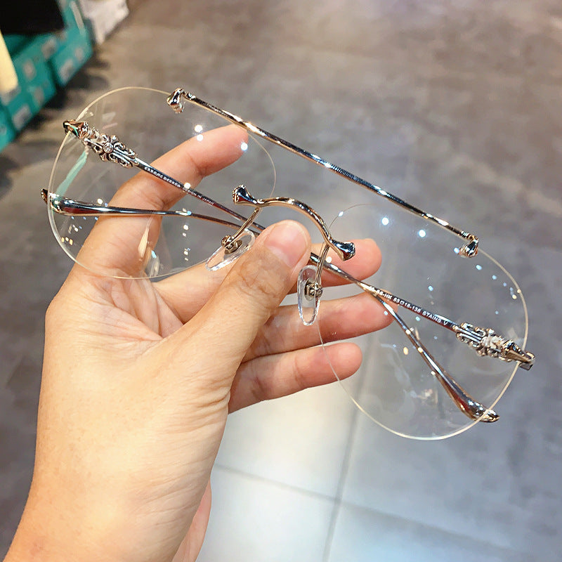 CHH Chrome Hearts Glasses Wide Frameless Myopia
