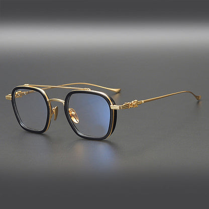 CHH Chrome Hearts Glasses Double-bridge Square Eyeglass Frames