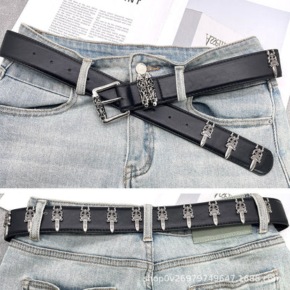 Chh Chrome Heart Belt Punk High Street Man