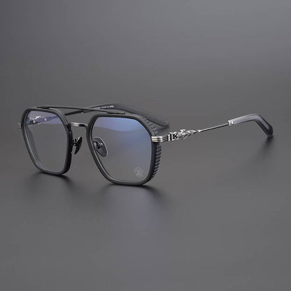 CHH Chrome Hearts Glasses Artistic Vintage Versatile Polygon Glasses Frames