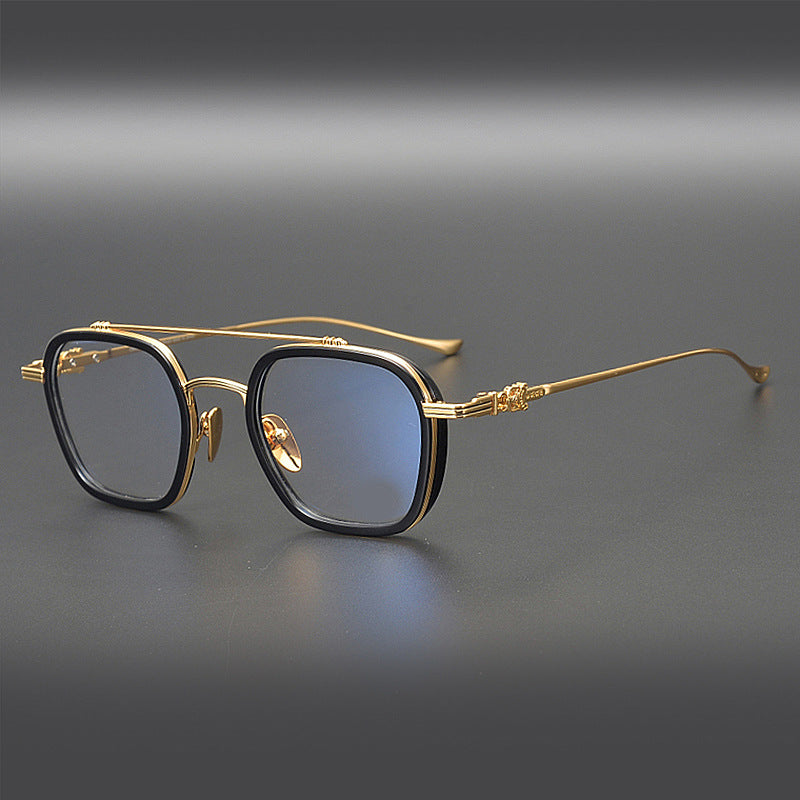 CHH Chrome Hearts Glasses Double-bridge Square Eyeglass Frames