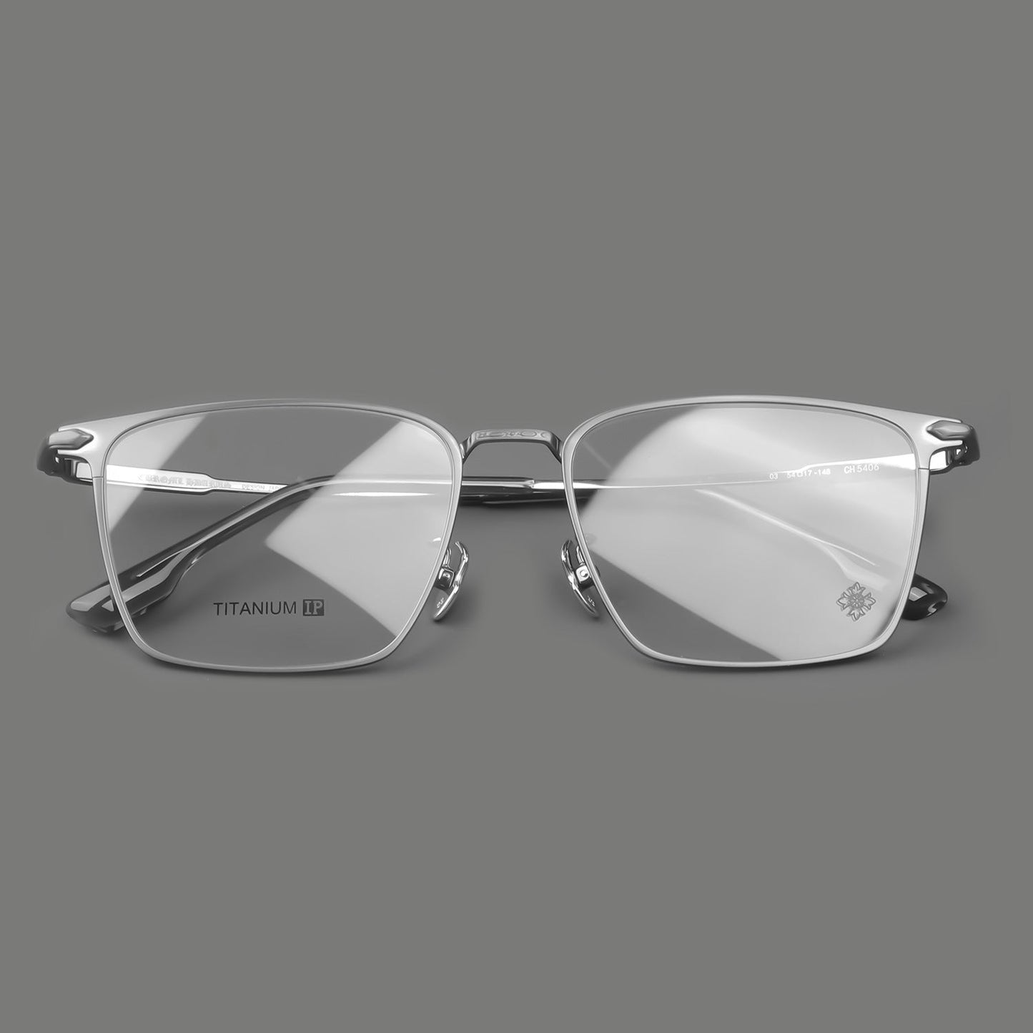 CHH Chrome Hearts Glasses Pure Titanium Fashion Square Glasses Frame