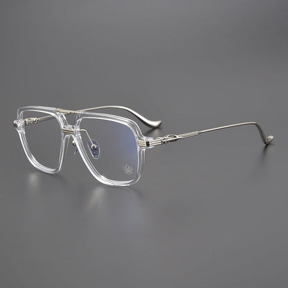 CHH Chrome Hearts Glasses Double Beam Large Frame Wide Glasses Frame