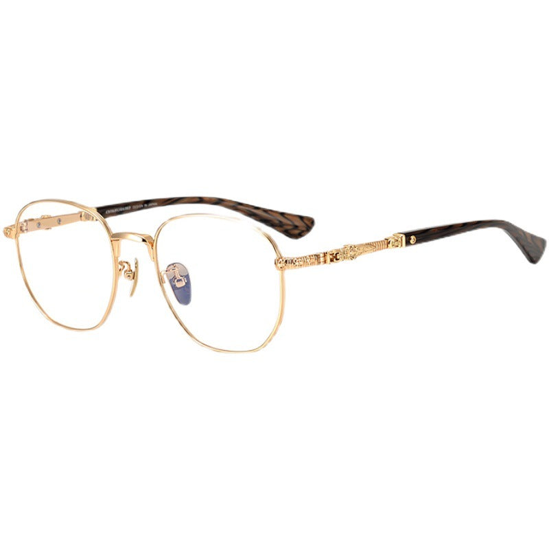 CHH Chrome Hearts Glasses Versatile Engraved Myopia Glasses Frame