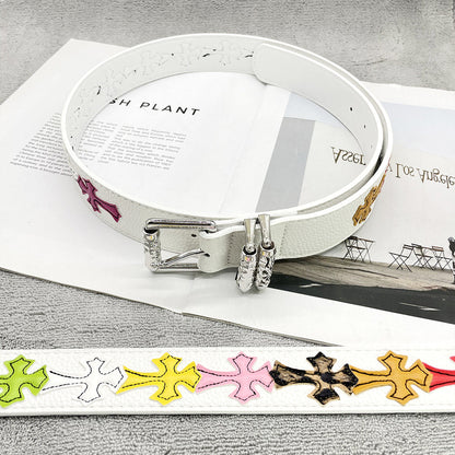 Chh Chrome Heart Belt Sacred Sword Cross Belt