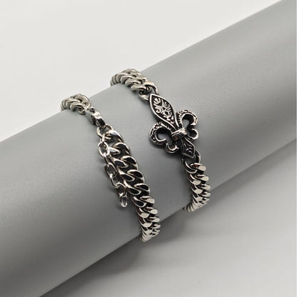 Chrome Hearts anchor retro distressed antique bracelet