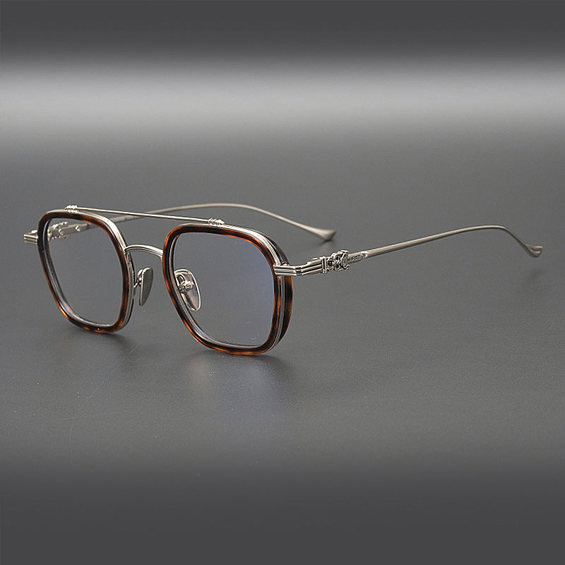 CHH Chrome Hearts Glasses Double-bridge Square Eyeglass Frames