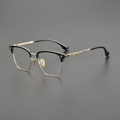 CHH Chrome Hearts Glasses frame fashion engraved large face small
