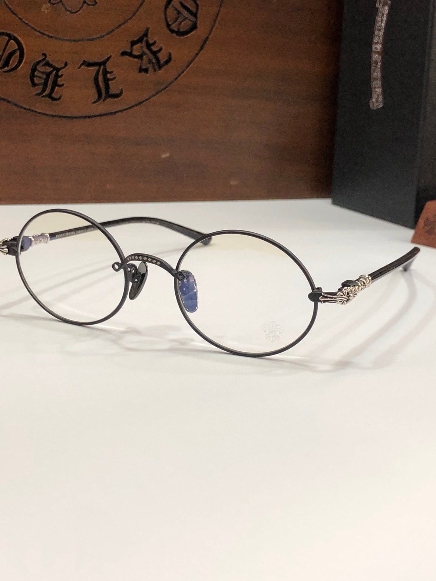 CHH Chrome Hearts Glasses Vintage Small Fresh Round Frame Glasses Frame