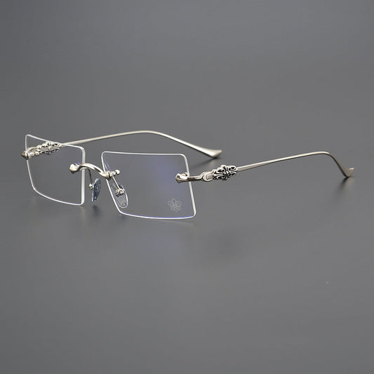 CHH Chrome Hearts Glasses Versatile Ultra Light Radiation Resistant Glasses Frame