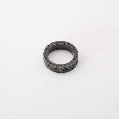 Chrome Hearts black green diamond ring