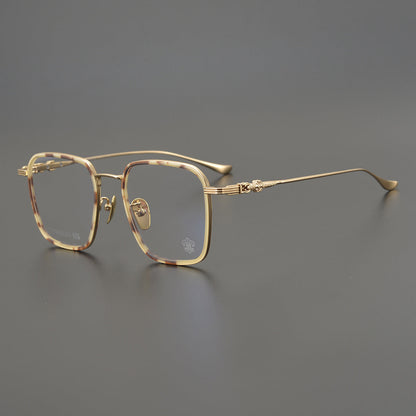 CHH Chrome Hearts Glasses Light Luxury Carved Pure Titanium Myopia Glasses Frame