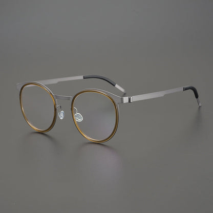 CHH Chrome Hearts Glasses Japan Pure Titanium Ultra Light Glasses Frame Vintage