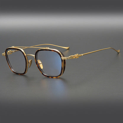 CHH Chrome Hearts Glasses Double-bridge Square Eyeglass Frames