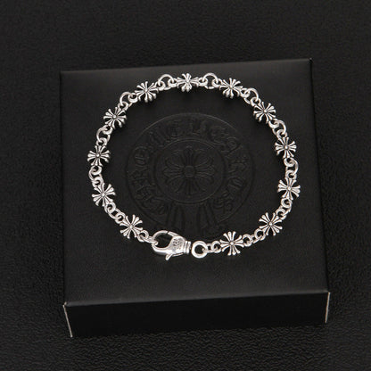 Chrome Hearts Silver Tiny E Bracelet 001