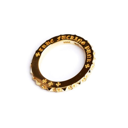 22K Gold True Fucking Punk Ring
