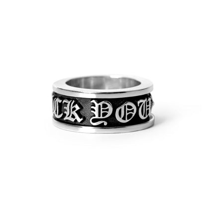Fuck You Spinner Ring