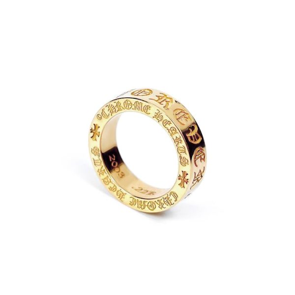 Chrome Hearts Forever Ring Gold – 22K (Made to Order)