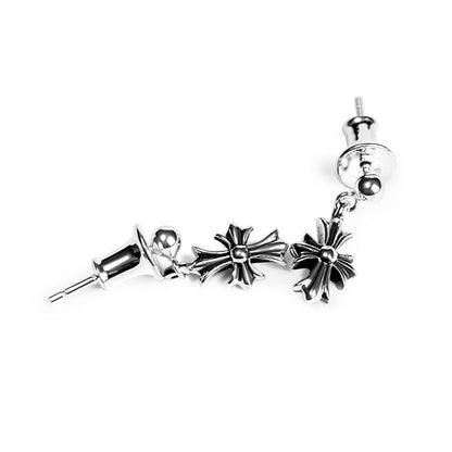 Tiny E CH Plus Drop Earrings