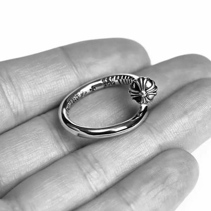 Chrome Hearts Nail Ring – Crossball 56