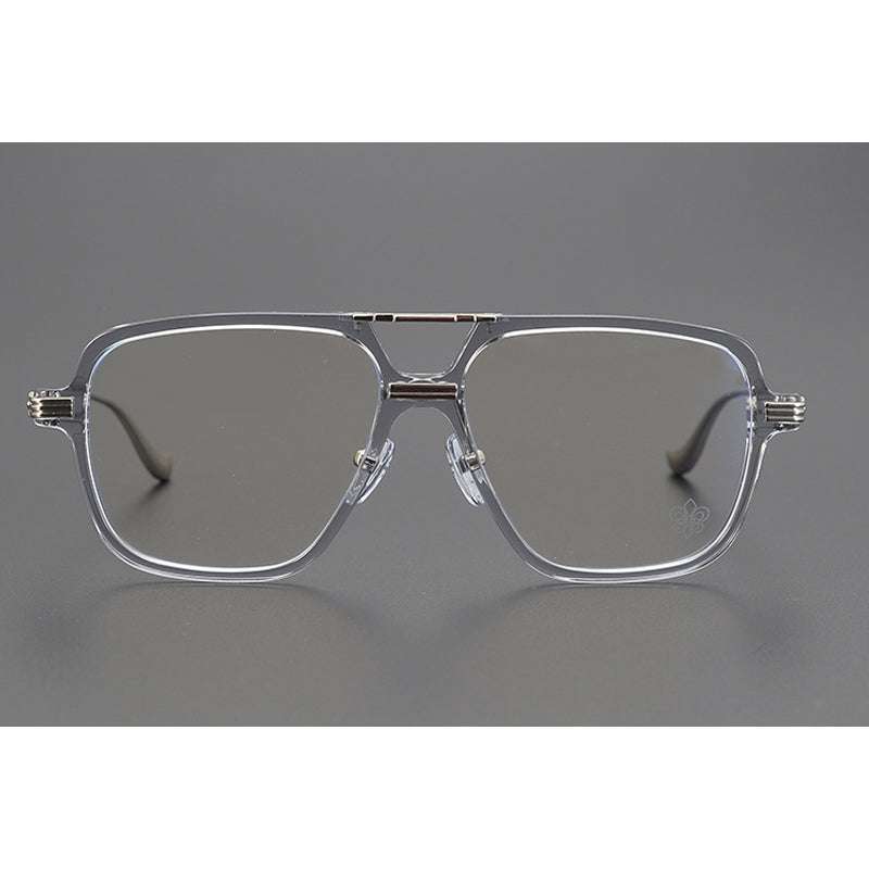 CHH Chrome Hearts Glasses Double Beam Large Frame Wide Glasses Frame